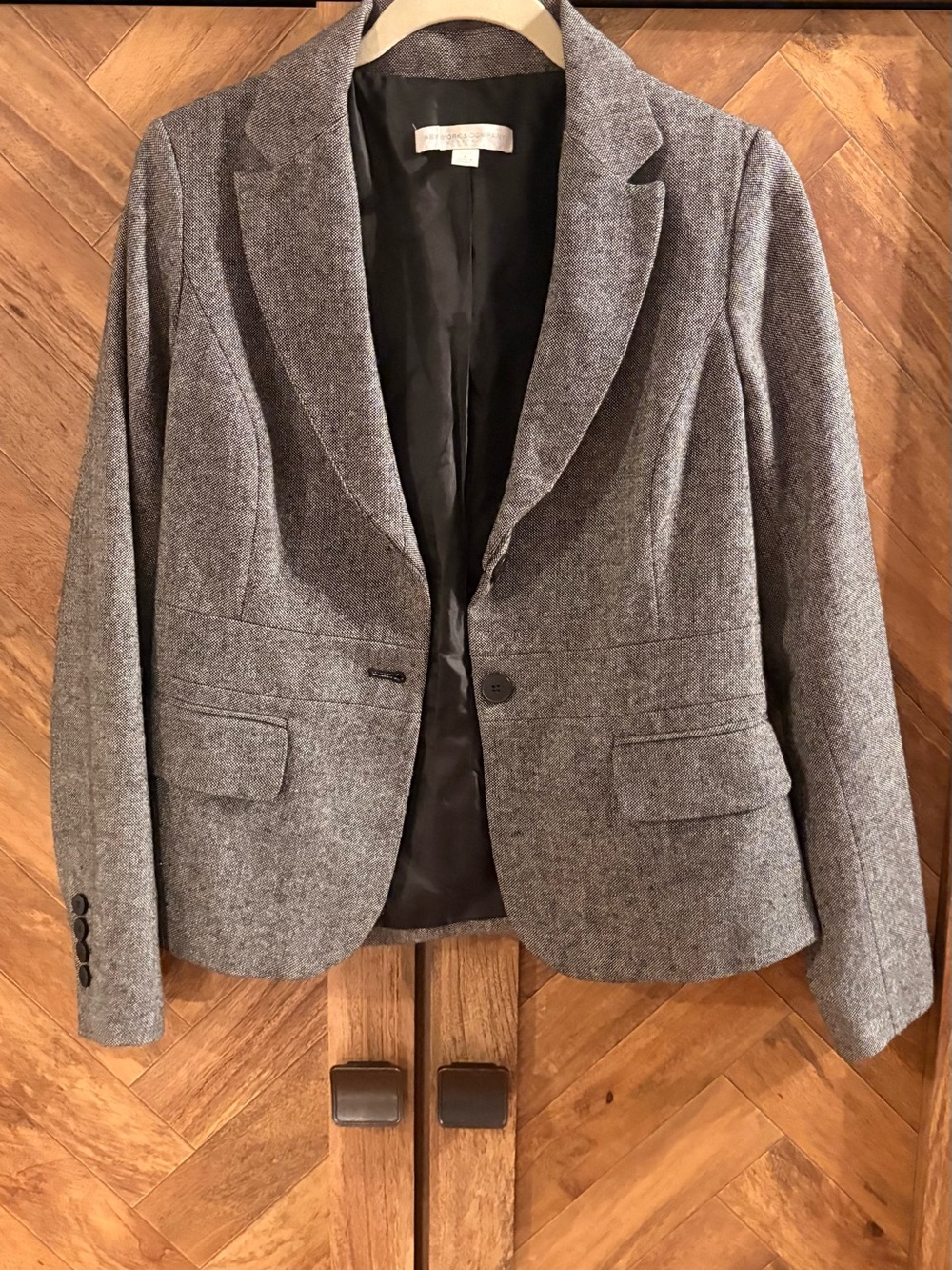 New York & Company Gray Tailored Women's Blazer